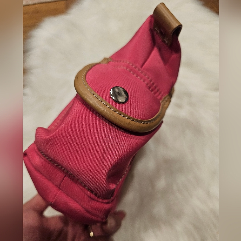 Vintage Pink Nylon Mini Handbag - Picture 11 of 16